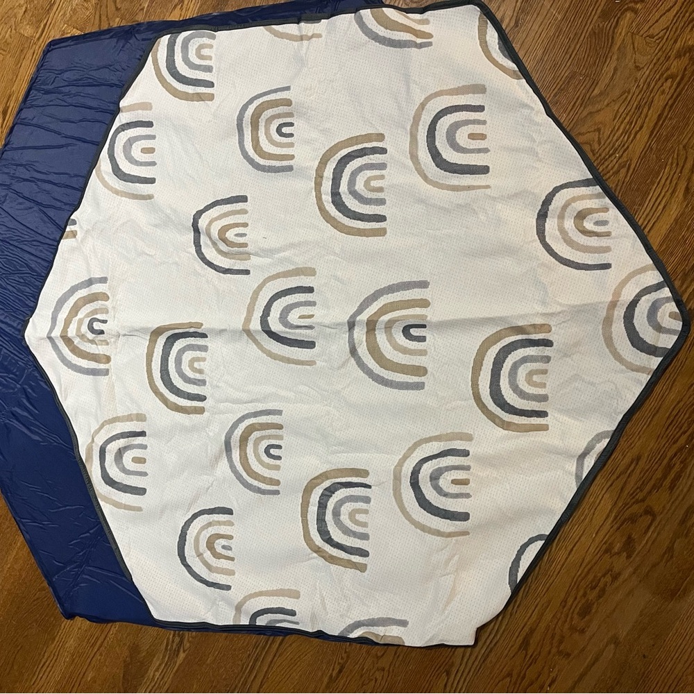 Inflatable mat and cover for California Beach co pop up tent/play pen